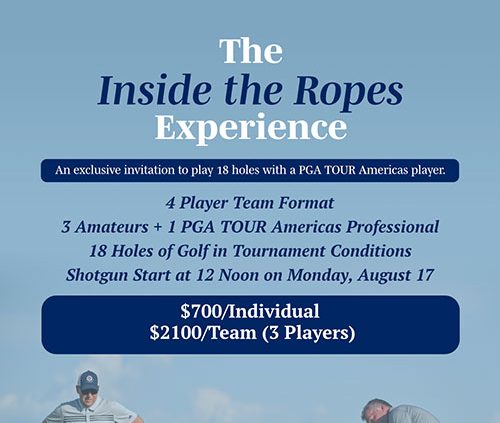 The Inside the Ropes Experience at the Manitoba Open